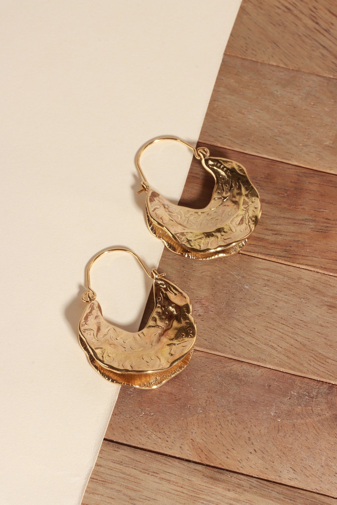 Twilight Swirl Hoops