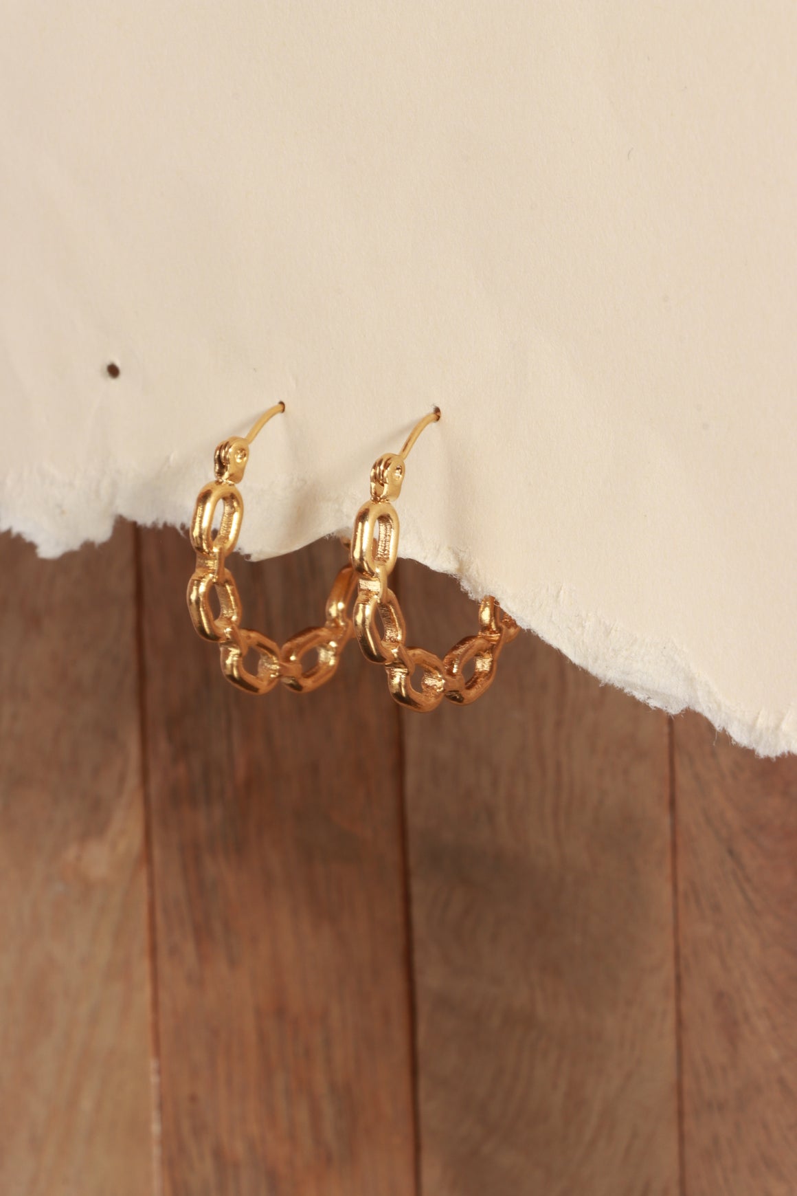 Chained Chic Hoops