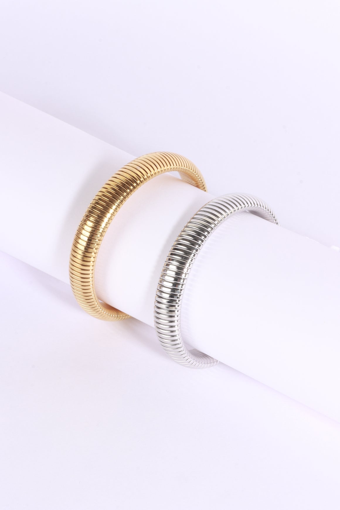 Stacked Serenity (Gold & Silver)